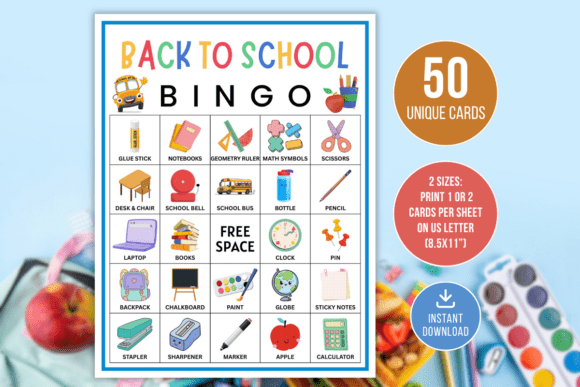 Back to School 50 Bingo: The Ultimate Stress-Free Icebreaker for Teachers and Parents