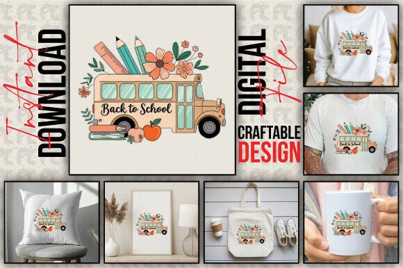 Back to School Bus PNG: The Essential Asset for Modern Sublimation and Crafting Projects