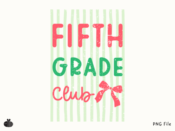 Back to School Fifth Grade Club PNG: A Practical Resource for Educators and Creators