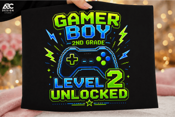 Back to School Gamer Boy 2nd Grade PNG: A Digital Asset for Modern Educational Milestones