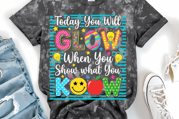 Back to School GLOW KNOW PNG for Creative Designs