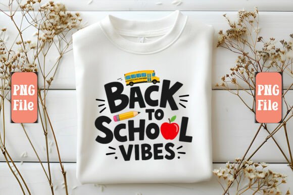 Back to School Vibes PNG Design