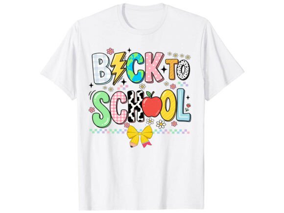 Cute School Bow Back to School T-Shirt: The Ultimate Design for a Cheerful New Academic Year