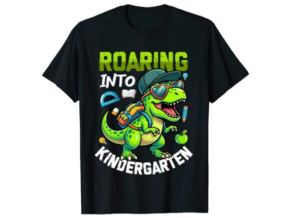 Into Kindergarten Back to School T-Shirt: Making the First Day a Roaring Success