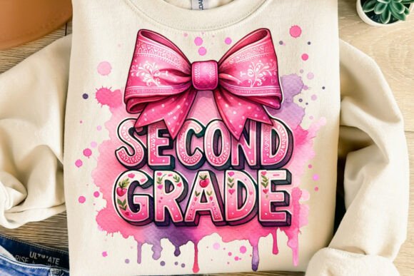 Transforming Classroom Memories with the Second Grade Back to School Pink Bow Png