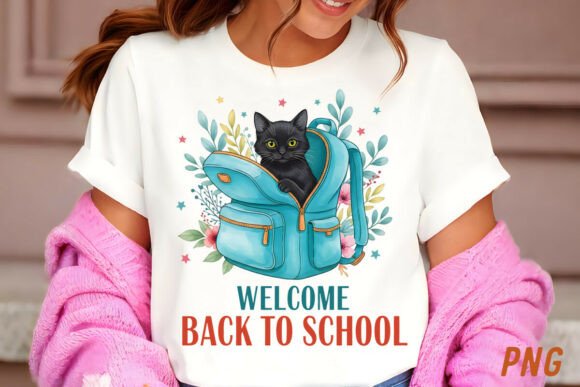 Welcome Back to School Cat PNG: A Strategic Asset for Creative Professionals